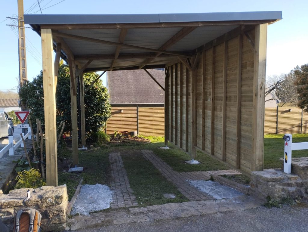 Carport pour camping car